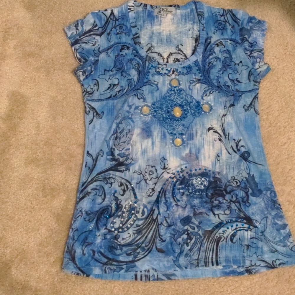 Sky blue summer shirt